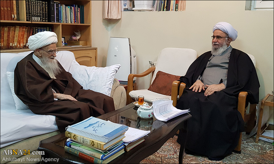 Photos: Ayatollah Ramazani met Grand Ayatollah Safi Golpaygani