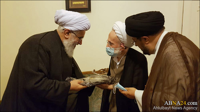 Photos: Secretary-General of AhlulBayt (a.s.) World Assembly met Allameh Abdul Hussein Sadeq